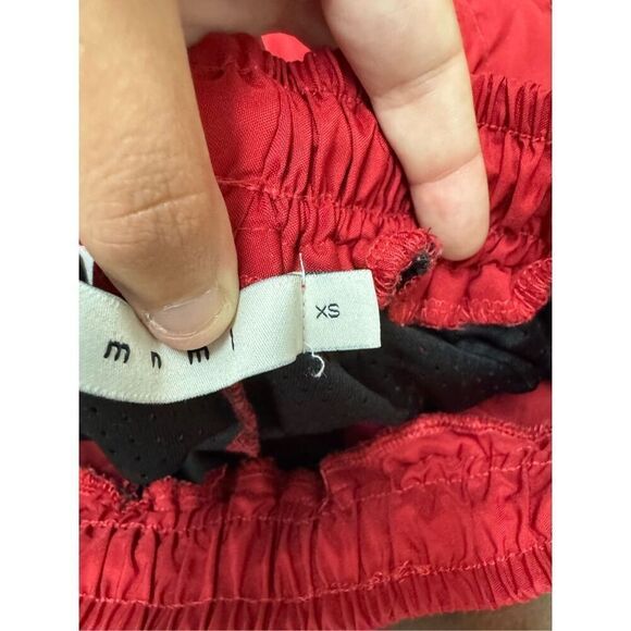 MNML Red Mens Bungee Cord Parachute Pants Size X-Small - Picture 8 of 12